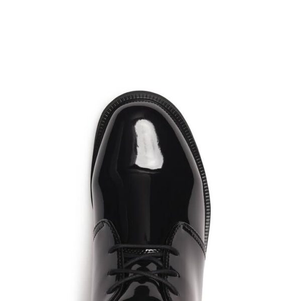 Uniform Classics Poromeric Chukka Dress Boots for Men and Women - Ultra-Lightweight with High-Shine Upper and Slip-Resistant