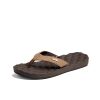 Dreams Women's Flip Flop, Memory Foam Cushion Footbed, Faux Leather Satin Lined Strap