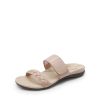 Women's Arch Support Slides Flat Sandals Soft Cushion Slippers With Adjustable Straps