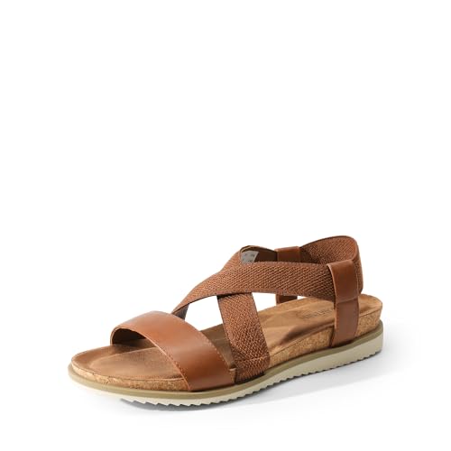 Women's Comfortable Low Wedge Sandals, Open Toe Slip On Strappy Flat Sandals Light-weight Summer Shoes