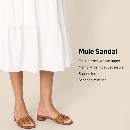 Women's Mini Heel Mule Sandals