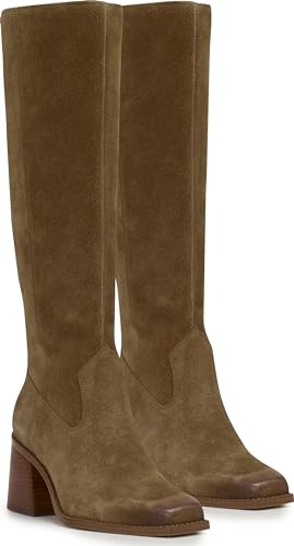 Women's Biancaa Sangeti Extra Wide Calf Stacked Heel Knee High Boot