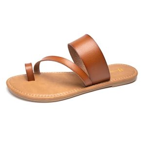 Women's Slide Sandals Slip On Flat Flip Flop Thong Casual Summer