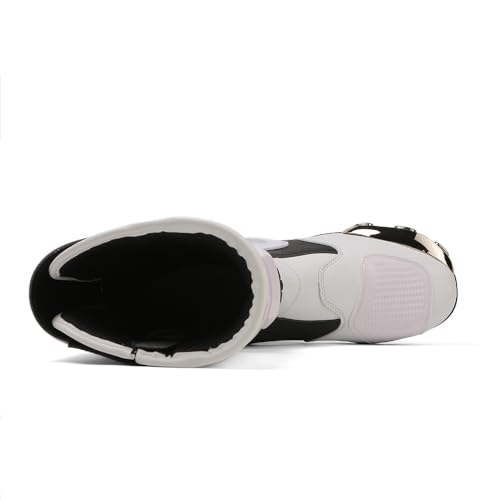Motorcycle Riding Boots Motorcycle Leather Boots for Women and Men Protection Anti Slip Racing Sports