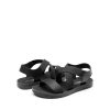 Women's Open Toe Elastic Ankle Strap Flat Summer Sandals