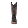 Women's Frontier Farrah Western Boot - Chocolate Floral Emboss/Wild Rose Print, 9.5 Medium
