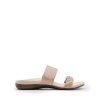 Women's Arch Support Slides Flat Sandals Soft Cushion Slippers With Adjustable Straps