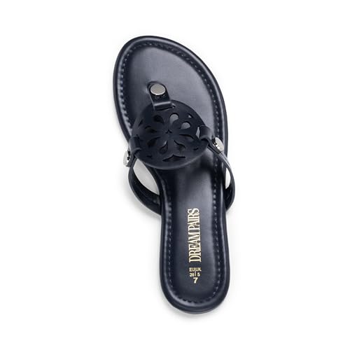 Women's Flip Flops Comfortable Soft Cushion Slide Slip on Summer Beach Thong Flat Sandals