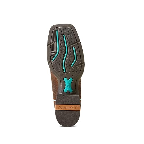 Women's Round Up Wide Square Toe StretchFit Western Boot