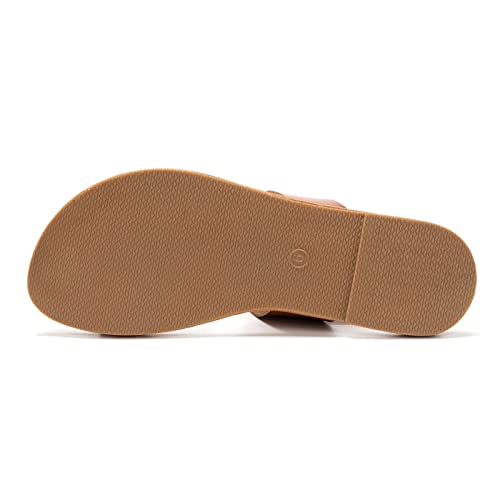 Women's Slide Sandals Slip On Flat Flip Flop Thong Casual Summer