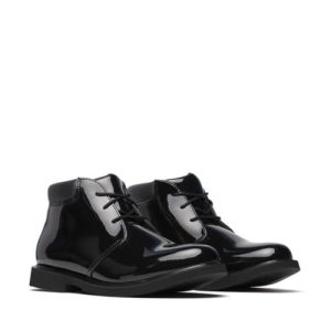 Uniform Classics Poromeric Chukka Dress Boots for Men and Women - Ultra-Lightweight with High-Shine Upper and Slip-Resistant