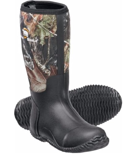 Neoprene Heavy Duty Rubber Boots for Men & Women - Durable Footwear Rain Boots - Insulated Waterproof Outdoor Boots for Hunting,
