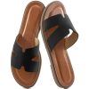 Flat Sandals for Women Slides: Comfortable Slip On Womens Flats Shoes Dressy Summer Casual Beach Sandal 2025