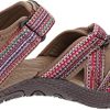 Women’s Hiking Sandals with Arch Support | Adjustable Hook and Loop Straps | Durable Sport Sandals for Outdoor Adventure