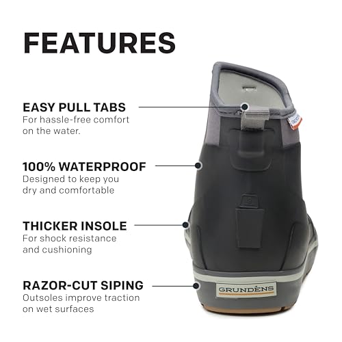 Grundens Men’s DECK-BOSS Ankle Boot | Durable, Waterproof