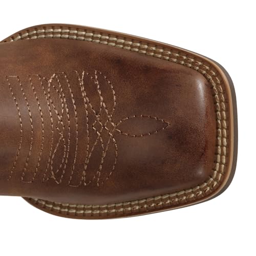Women Cowgirl Boots Square Toe Wide Calf Ladies Fashion Cowboy Western Boots