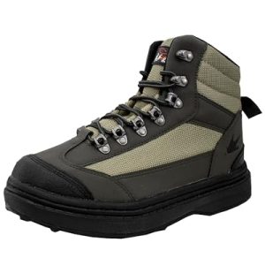 Men's Hellbender Waterproof Fishing Wading Boot for Fishing in Felt or Cleated