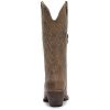 Women's Mid Calf Western Cowboy Boots Cowgirl Boots for Women with Floral Embroidery Side Zipper Chunky Heel