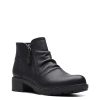 Womens Hearth Dove Leather Ruched Booties