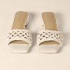 Women's Mini Heel Mule Sandals