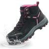 Waterproof Steel Toe Boots for Women Wide Width Non Slip Work Boots Lightweight Slip Resistant Safety Shoes Indestructible