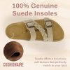 Women's Lizzy Cork Footbed Sandal - Comfortable, Adjustable Straps, Arch Support, Wide Widths Available, Boho Chic Summer Slides