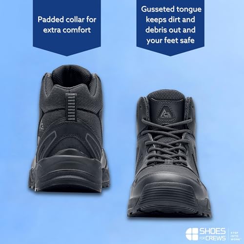 41fvWryQ0L.jpg Defender Mid, Men's, Women's, Unisex Soft Toe (ST) and Nano Composite Toe (NCT) Work Shoes, Slip Resistant, Water Resistant,