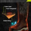 Hunting Boot for Women, Insulated Waterproof Sturdy Women's Hunting Boot, 6mm Neoprene and Rubber Outdoor Boot Next Camo G2