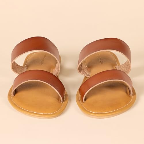 Women's Two Band Slip On Open Toe Sandal