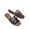 Women's Slip-on Slides Open Toe Dressy Flat Slide Sandals Fashion Classic Summer Beach Slippers