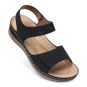 Flat Sandals for Women Dressy: Comfortable Flats Sandals Women Open Toe Ankle Strap Walking Shoes Summer