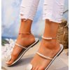 Women's Dressy Flat Sandals Flip Flop Casual Summer Thong Beach Sandal