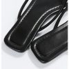Women's Square Open Toe Flip Flop Minimalist Thong Flat Sandals Slide On Summer Vacation 2025 Dressy Shoes