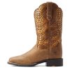 Women's Round Up Square Toe Western Boot