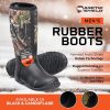 Neoprene Heavy Duty Rubber Boots for Men & Women - Durable Footwear Rain Boots - Insulated Waterproof Outdoor Boots for Hunting,