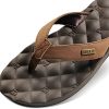 Dreams Women's Flip Flop, Memory Foam Cushion Footbed, Faux Leather Satin Lined Strap
