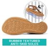 Womens Sandals Shoes Comfort Walking with Non Slip on Casual Summer Beach Shoes Dress Ankle Elastic Jeweled Bohemian Flats