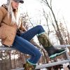 Hunting Boot for Women, Insulated Waterproof Sturdy Women's Hunting Boot, 6mm Neoprene and Rubber Outdoor Boot Next Camo G2