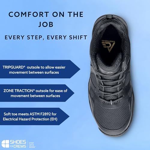 51zeBpdbMsL.jpg Defender Mid, Men's, Women's, Unisex Soft Toe (ST) and Nano Composite Toe (NCT) Work Shoes, Slip Resistant, Water Resistant,